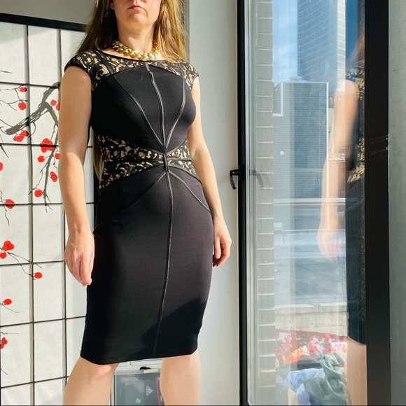 Tadashi Shoji Black Lace Bodycon Dress - Picture 13 of 17